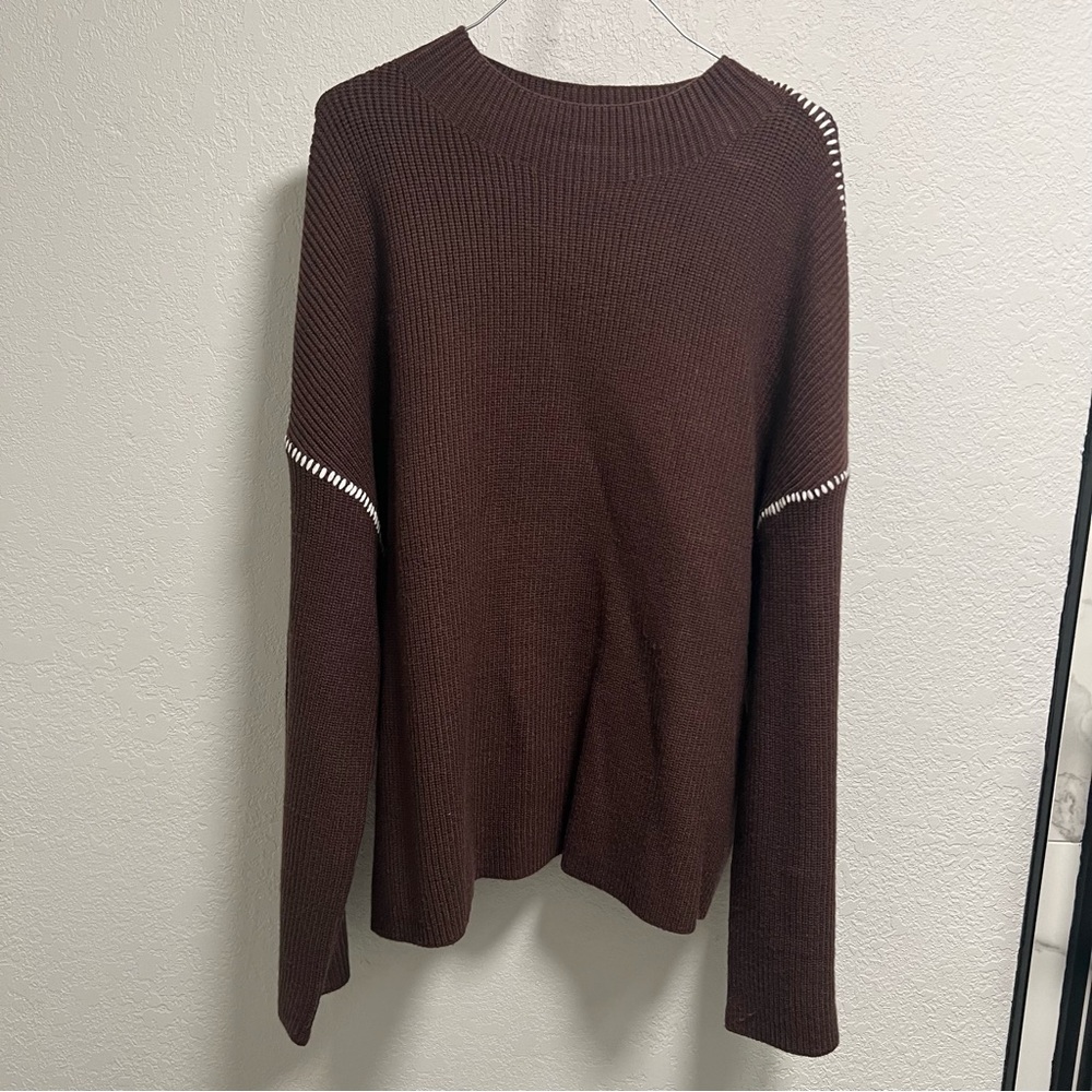 PrettyGarden Women's Chunky Mock Neck Knit Sweater Oversized - Picture 2 of 5